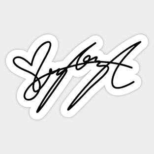 SUPER M TAEYONG SIGNATURE Sticker